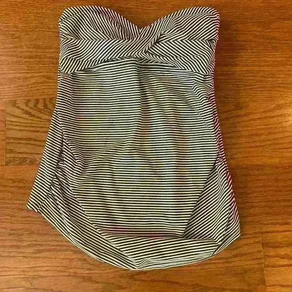 Isabel Maternity Bandeau Swim Top Bathing Suit NWT with Straps size Small - Picture 2 of 8